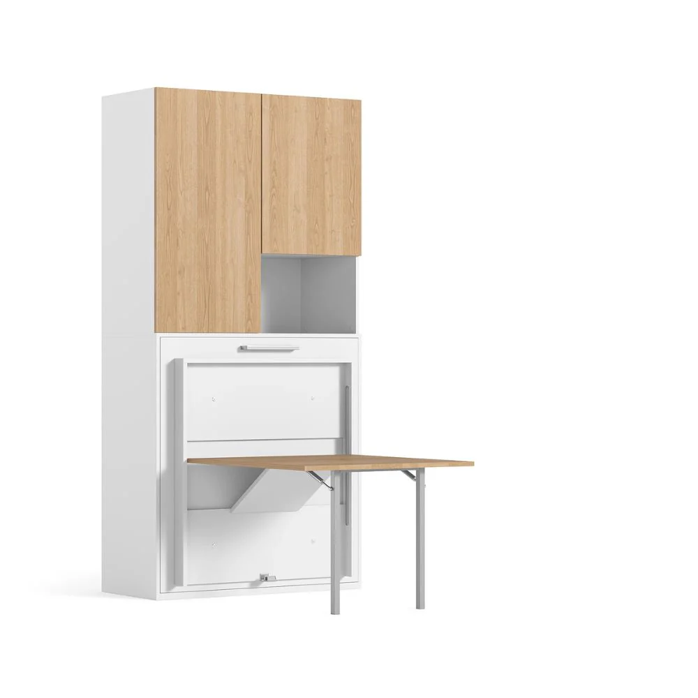 Capsule Folding King Single Wall Bed Compact Set