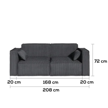 Fancy Sofa 2 Seat - Image 7
