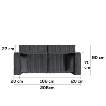 Fancy Sofa 2 Seat - Image 8